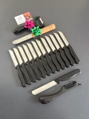 Solingen 16 parça SİYAH SİMLİ SET