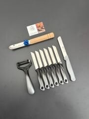 Günlük kullanım seti ( siyahlı-gri ebruli )