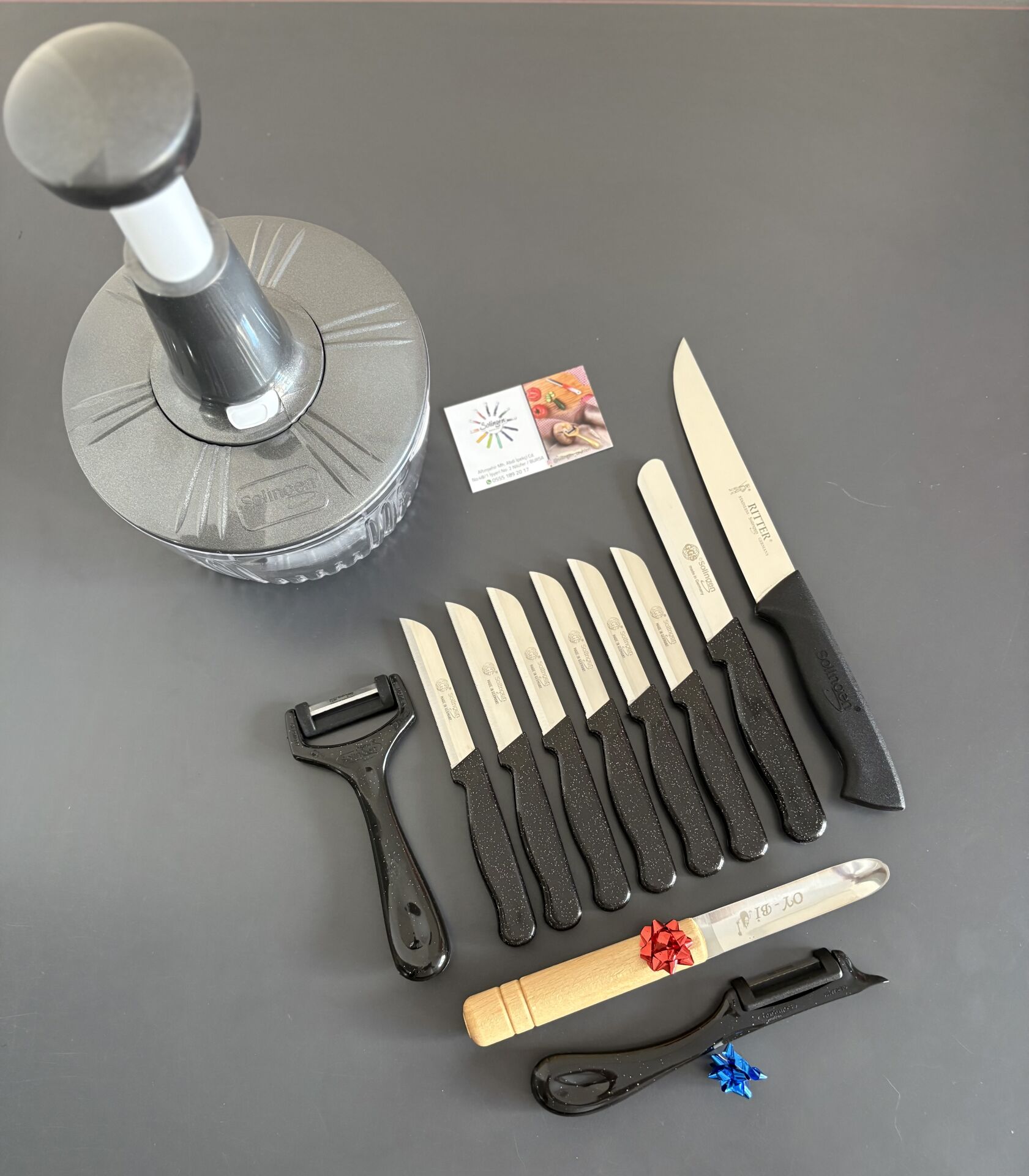 Çeyizlik Rondo ve Simli Bıçak Seti