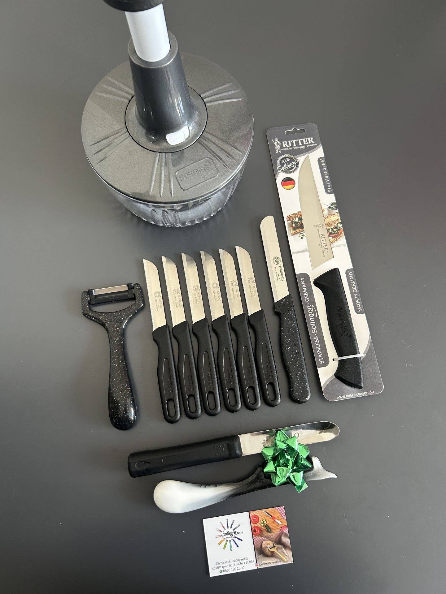 Çeyizlik Rondo ve Mat Model  Bıçak Seti