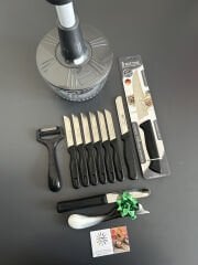 Çeyizlik Rondo ve Mat Model  Bıçak Seti