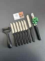 Solingen Günlük Kullanım Seti siyah mat delikli