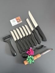 Solingen çok amaçlı mutfak seti kampanya 11 parça siyah renk simli