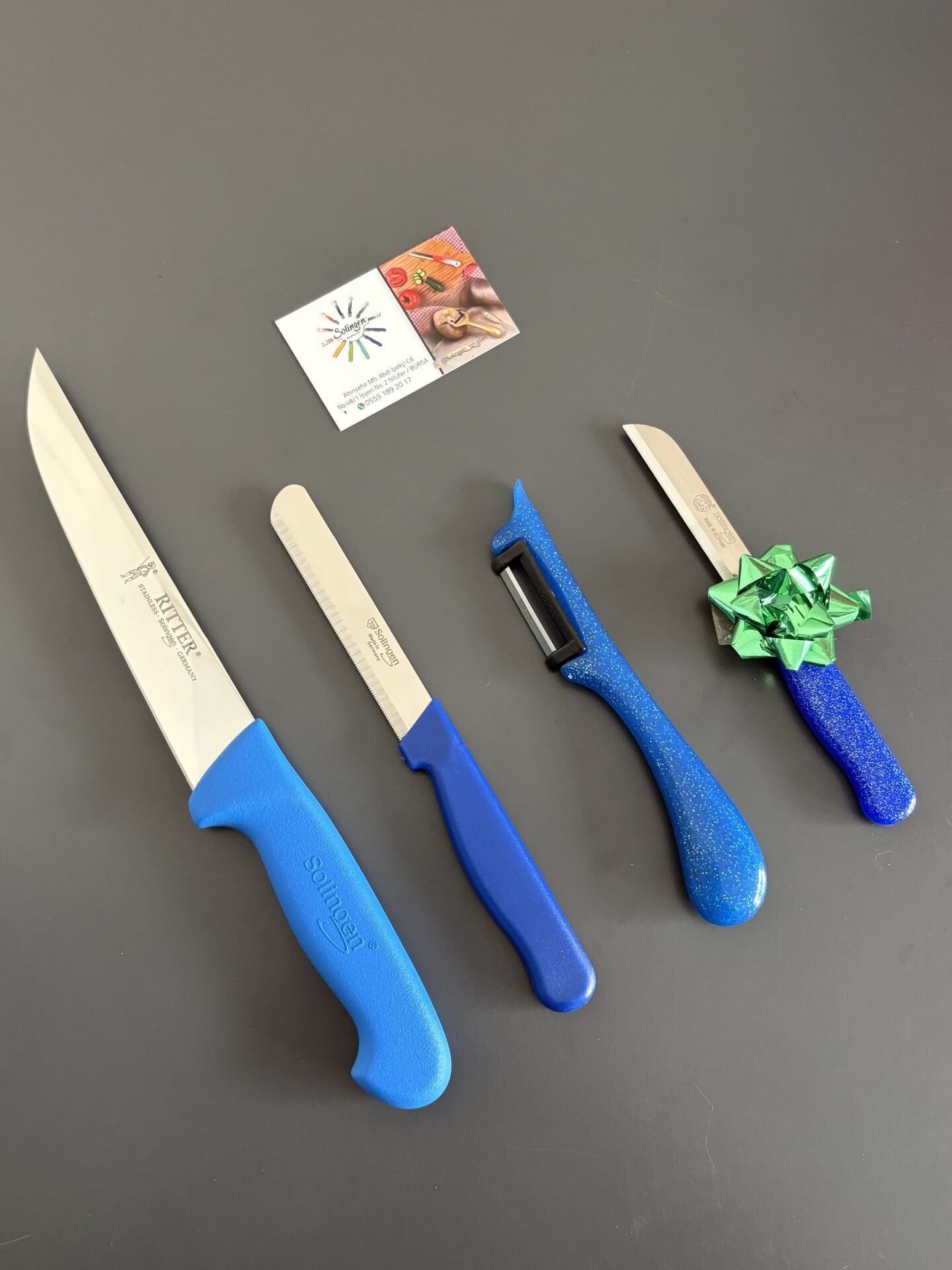 SOLİNGEN BIÇAK SETİ YENİ KAMPANYA MAVİ