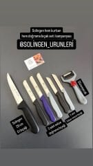 Solingen kurban ve doğrama bıçağı seti