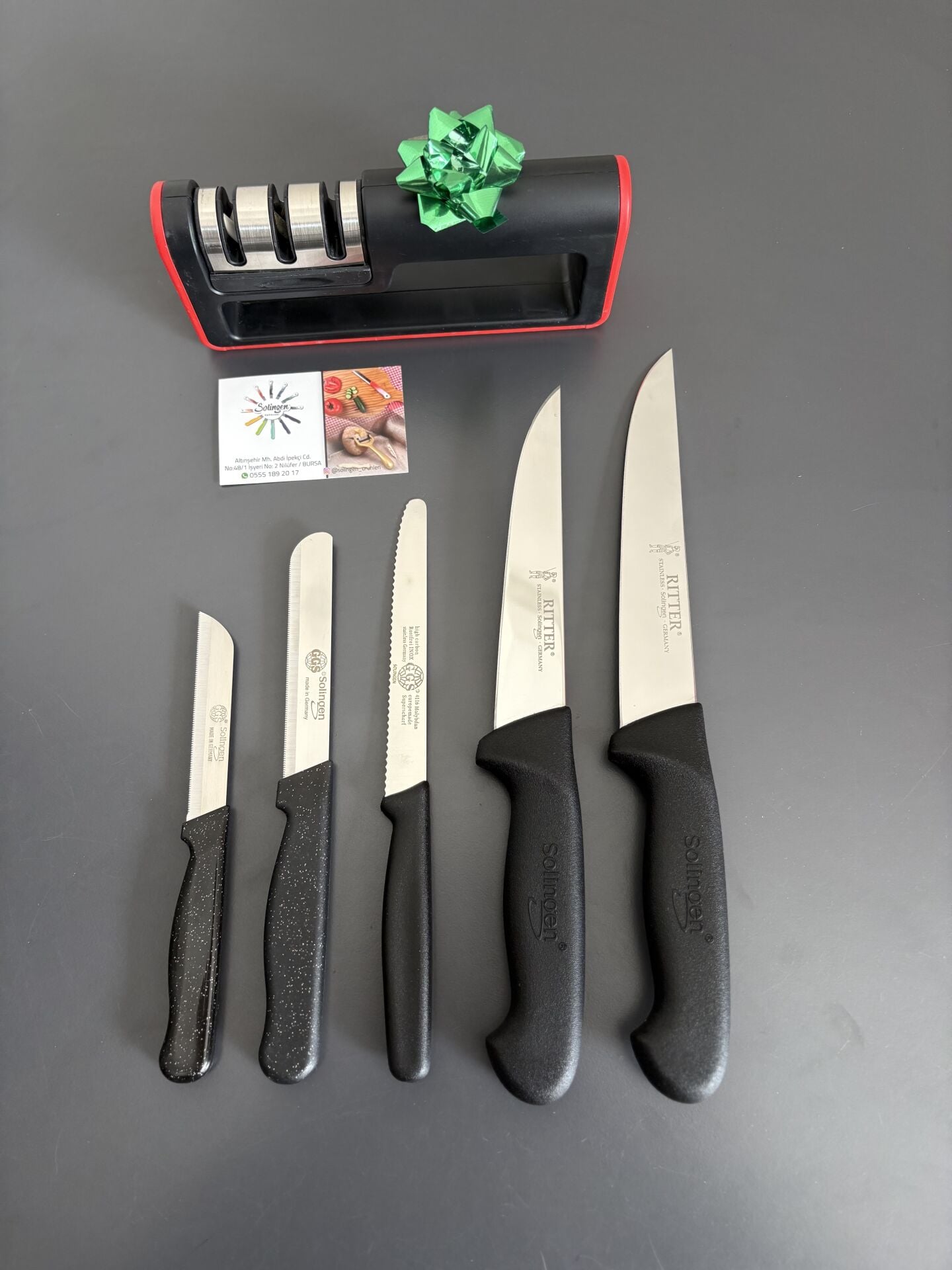 SOLİNGEN KURBAN SETİ ( bileme aleti HEDİYE )