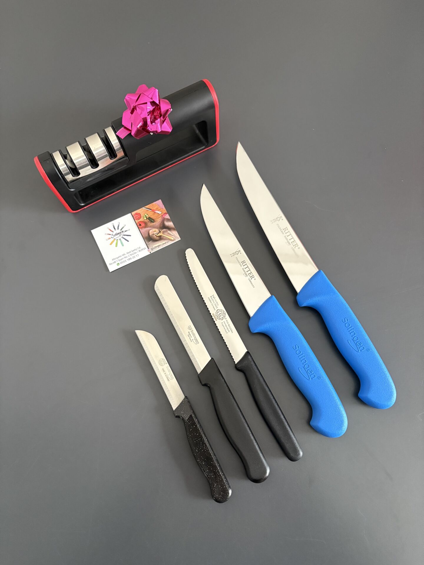 SOLİNGEN KURBAN SETİ ( bileme aleti HEDİYE )