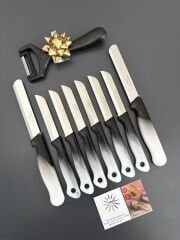 Kampanyalı solingen siyah ebruli set