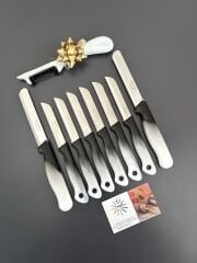 Kampanyalı solingen siyah ebruli set