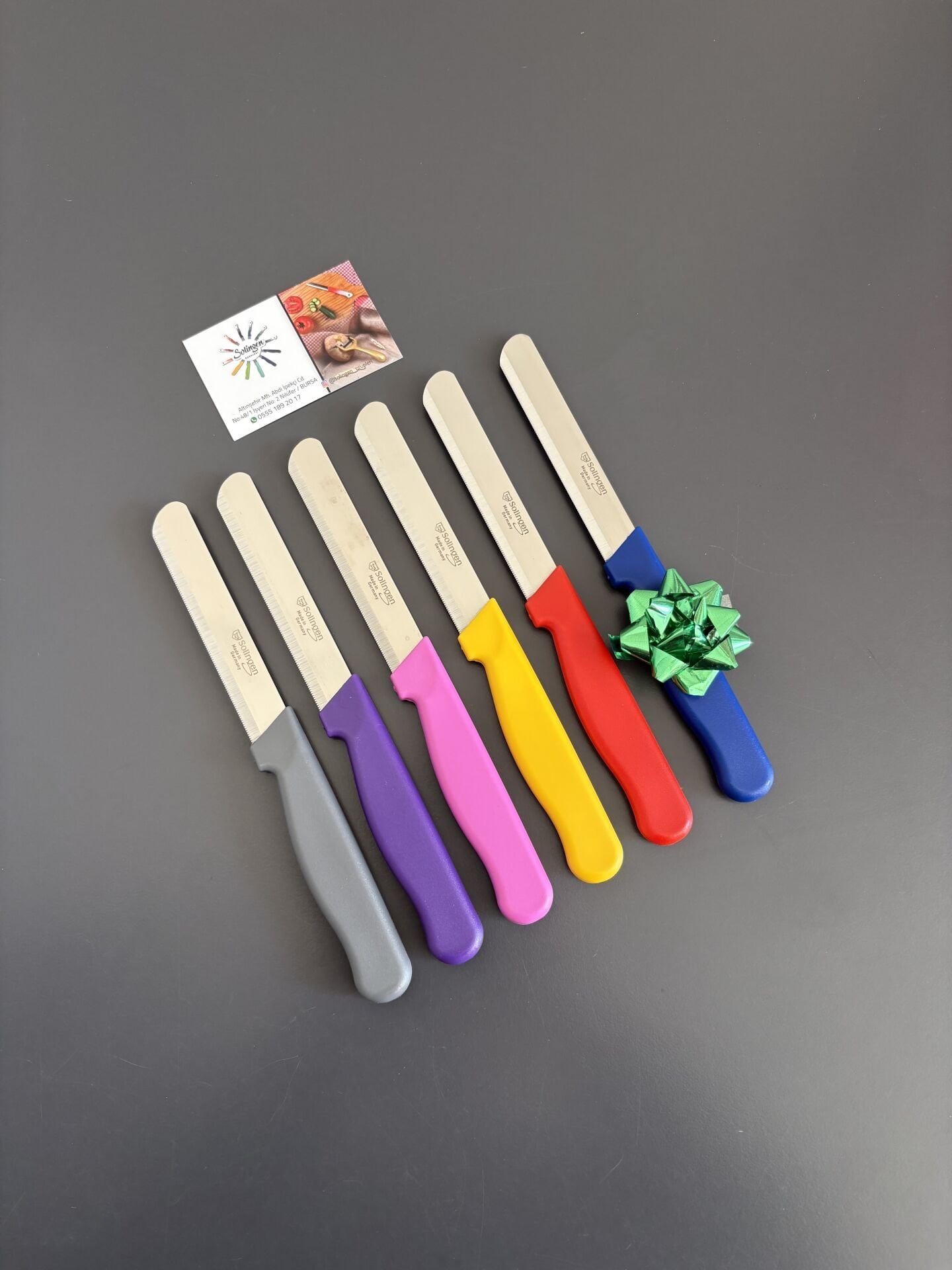 6 al 5 öde Solingen doğrama bıçağı seti
