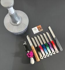 Rondo ve 9 parça günlük bıçak seti EBRULİ yansoy