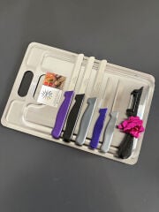 2 li Çelik kesme panolu Doğrama seti