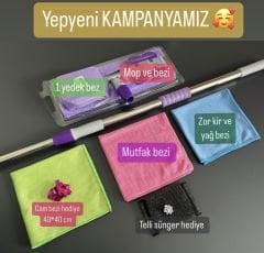 YENİ MOP VE TEMİZLİK BEZLERİ KAMPANYASI