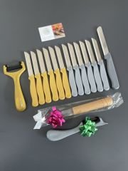 Solingen set 12 simli (16 parça) Gold-Gri