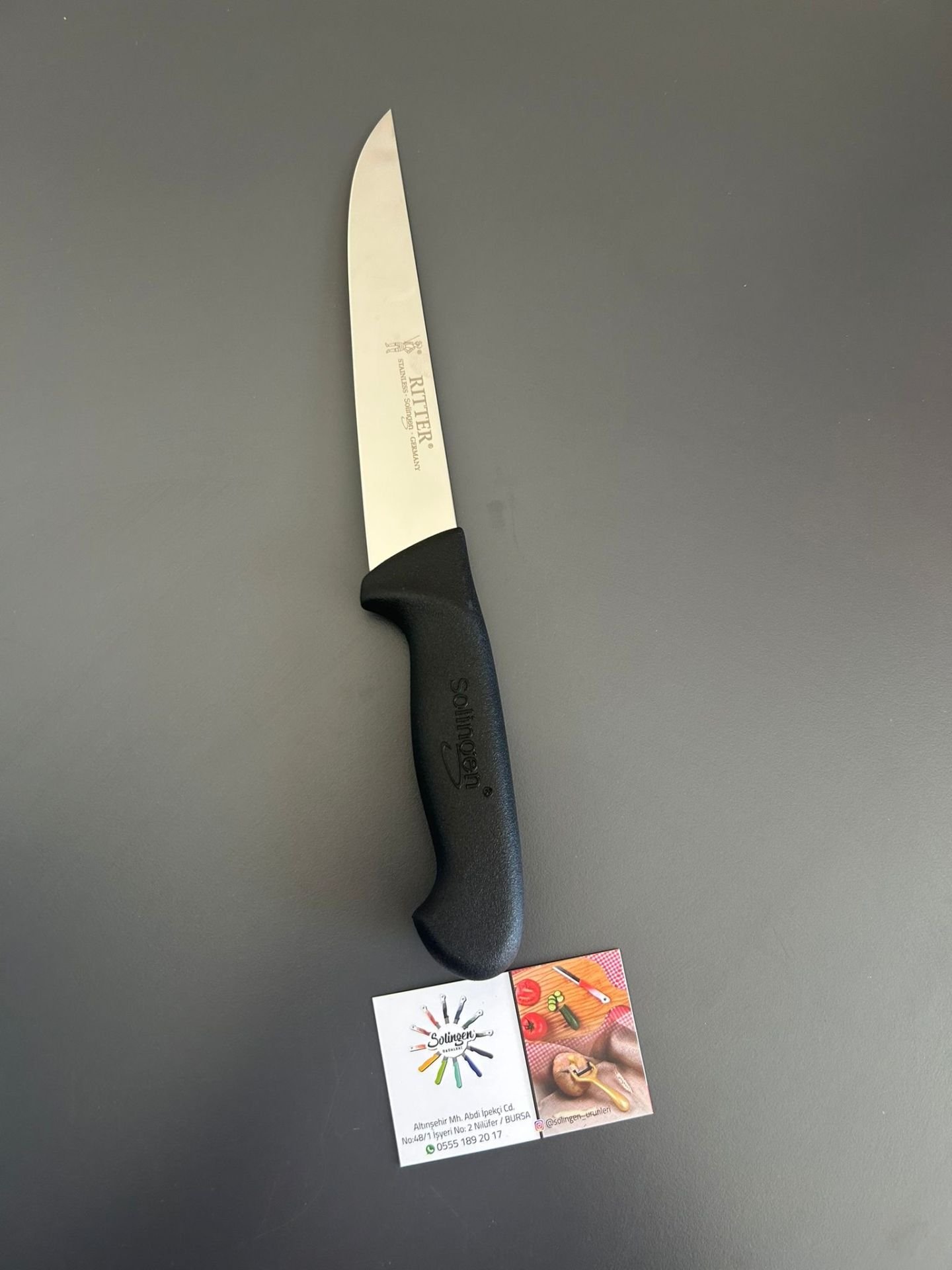 SOLİNGEN ET BIÇAĞI 31 CM ( SİYAH )