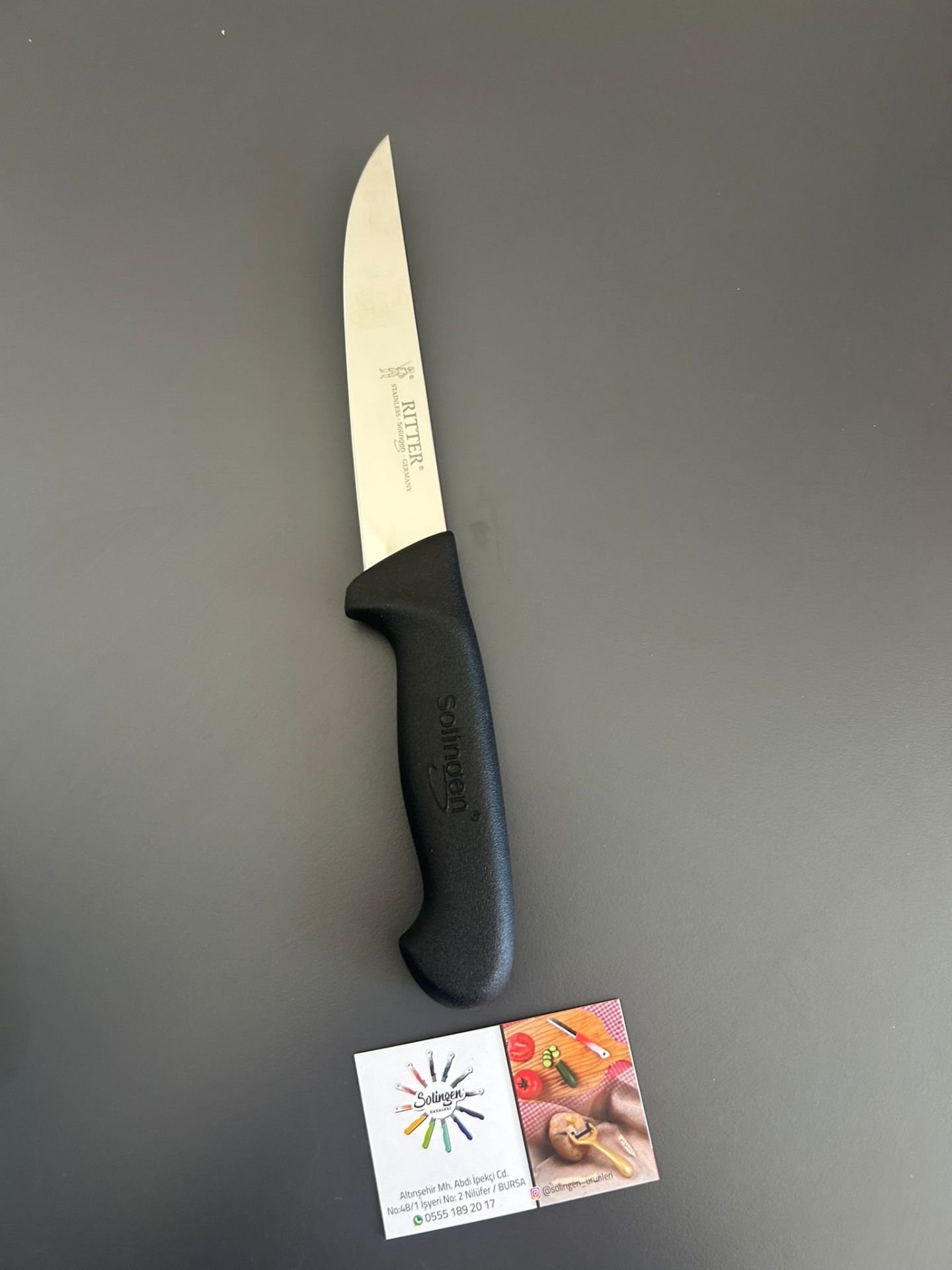 SOLİNGEN KASAP SERİSİ ET BIÇAĞI 29 cm ( SİYAH )