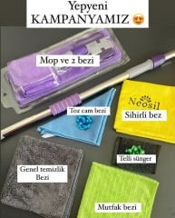 YENİ KAMPANYALI MOP VE TEMİZLİK BEZ SETİ