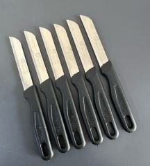 Solingen siyah mat  6 Adet meyve bıçağı